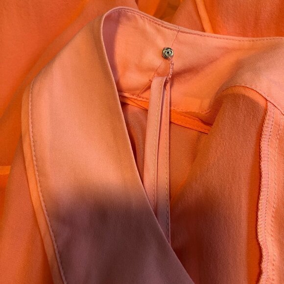 Sundance 100% Silk Drop Waist Pleated Dress - Picture 3 of 4